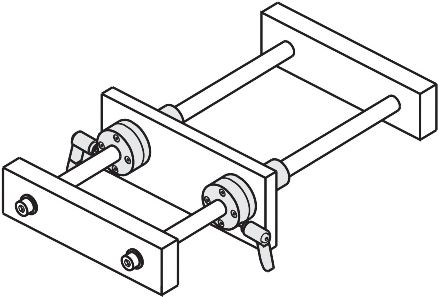 Anwendungsbeispiel Linearwelle - Linearwelle mit Linearkugellager - Linearkugellager mit Stellring