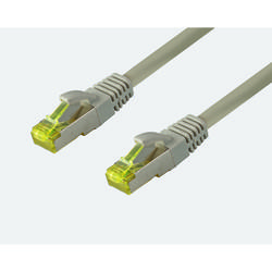 S / FTP Cat6A Patchkabel Halogenfrei gelb