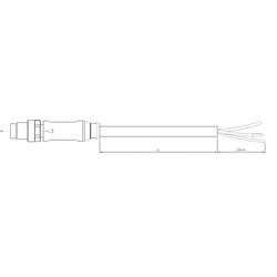 Sensor / Stellantrieb - Steckverbinder (pre-fab) 