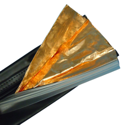 TRST Rohr mit Abschirmung (einseitig transparent, Kupferfolien-Doppelschiene) 