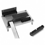 Flacher Steckverbinder mit 2,54 mm Rastermaß, Serie HIF3FC