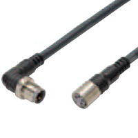 Wasserdichter Steckverbinder, rund (M8 / S8) , XS3-Kabel