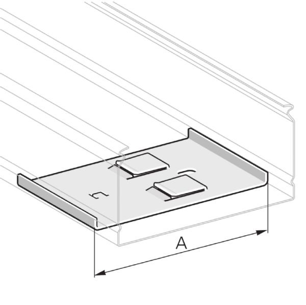 PIK-Kanal, Halter für 1 Trennwand