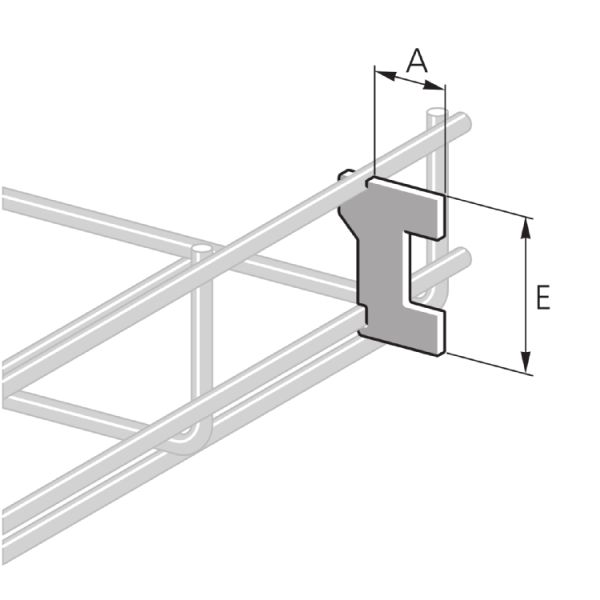 Gitter-Kanal, Schweißlasche SL 35, V4A