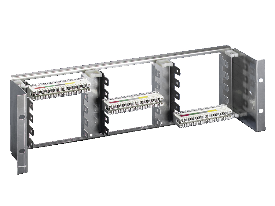 3HE FM-Trägereinheit für 3X5 LSA-Plus-Leisten