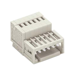 Federsteckverbinder, Serie 733, 2,5 mm Rastermaß, Stecker