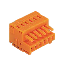 Federsteckverbinder, Serie 734, 3,81 mm Rastermaß, Buchse – kompakter Steckverbinder