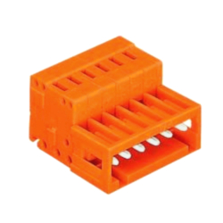 Federsteckverbinder, Serie 734, 3,81 mm Rastermaß, Stecker