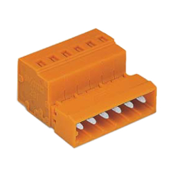 Federsteckverbinder, Serie 231, 5,08 mm Rastermaß, Stecker