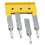 Querverbinder (Klemmen) , gesteckt, Raster in mm: 5.10, Isoliert, 24 A, weiß