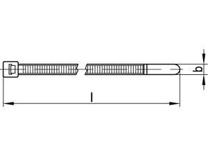 ART 82515 Kabelbinder, Form T-HR