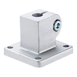 Fuß-Klemmstücke für Rundsäulen / GN 162 / Aluminium