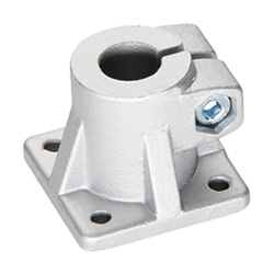 Fuß-Klemmstücke für Rundsäulen / GN 163 / Aluminium