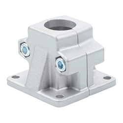 Fuß-Klemmstücke für Rundsäulen / GN 165 / Aluminium