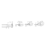 C-Seitenschneider Mini, Multi-Nut vorne / Rück-Fasen-Typ