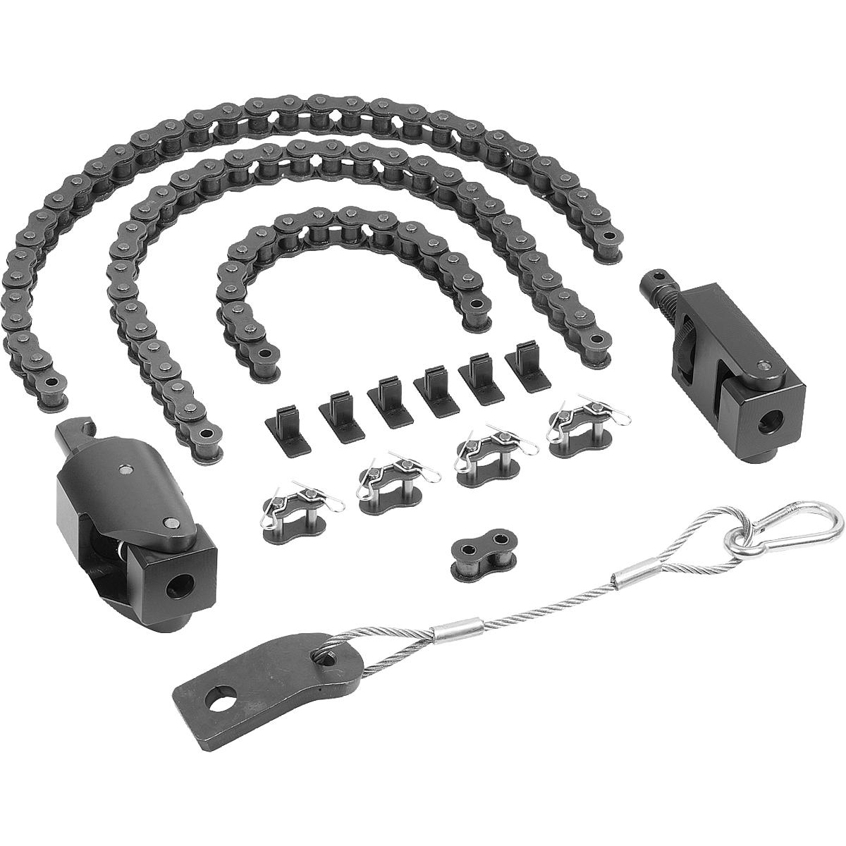 Kettenspanner-Sets Stahl (K1650)