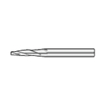 Langer Kegelfräser für Kupferelektrode / Aluminium / Kunststoff DTEL