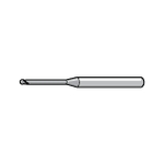 DHB-Langhalskugel-Schaftfräser für Kupferelektrode / Aluminium / Kunststoff (für tiefe Rippe) 