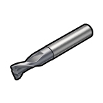 CoroMill Plura, Hartmetall-Eckenradius-Schaftfräser, Zentralschnitt