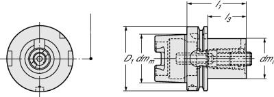 SANDVIK HSK-VL-Adapter
