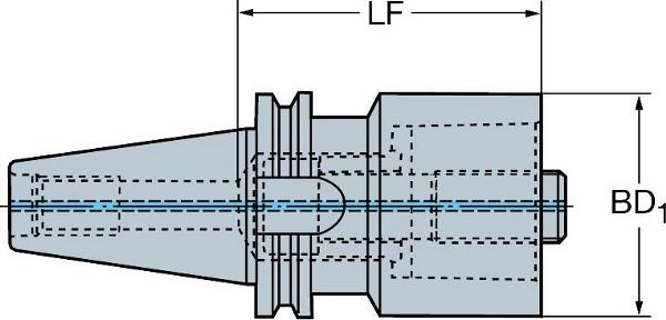SANDVIK BIG-PLUS ISO auf Coromant Capto-Adapter