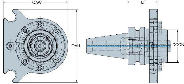 SANDVIK MAS-BT 403 auf Coromant Capto-Drehadapter