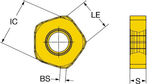 SANDVIK CoroMill 357 Wendeplatte zum Fräsen