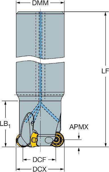 SANDVIK CoroMill 600 Planfräser
