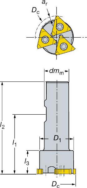 SANDVIK CoroMill 328 Nutenfräser