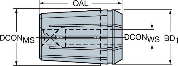 SANDVIK ER Spannzange