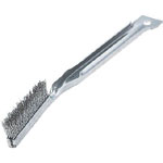Bürste mit Metallgriff (komplett Edelstahl) 