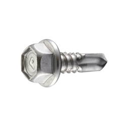 Bohrschrauben / Sechskantkopf / mit Bund / Material wählbar / Behandlung wählbar / HXNSF