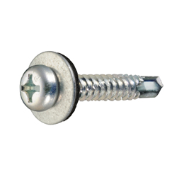 Bohrschrauben / Linsenkopf / mit Dichtscheibe / Kreuzschlitz / Material wählbar / Behandlung wählbar / CSPPNSFWS