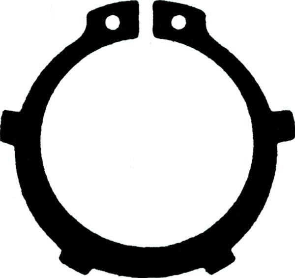 Sicherungsringe für Wellen / Seegerringe, Modell AK / Stahl / DIN 983 / gezackt
