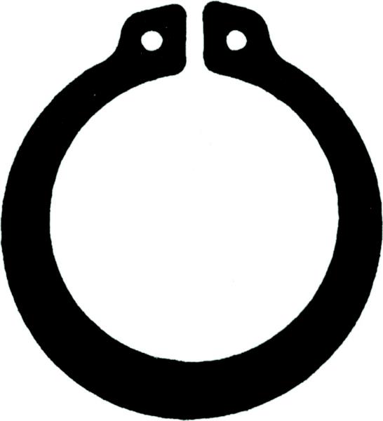 Sicherungsringe für Wellen / Seegerringe, AS□□□-BLS, AS□□□-ARS, AS□□□-S / Stahl / ähnlich DIN 471 / verstärkte Ausführung