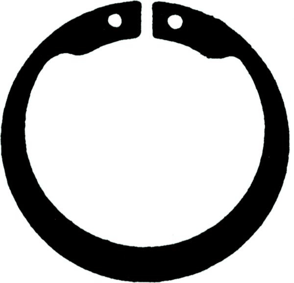 Sicherungsringe für Bohrungen / Seegerringe, Modell AV / Stahl