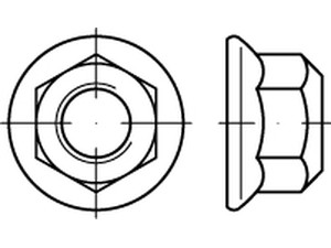 ART 13023 Sechskantflanschmu.