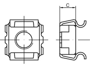 ART 88109 Käfigmuttern