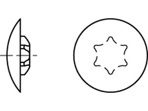 ART 89012 Kappen für SPAX Rahmenanker RA