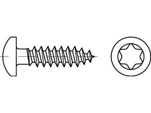 ART 89096 Spanplattenschrauben mit Innensechsrund