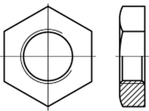 DIN 431 Rohrmuttern
