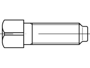 Vierkantschrauben / mit Bund / DIN 478
