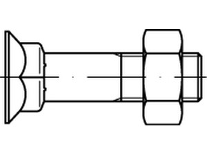 Senkkopfschrauben / Vierkantansatz / DIN 608 