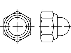 DIN 986 Hutmuttern