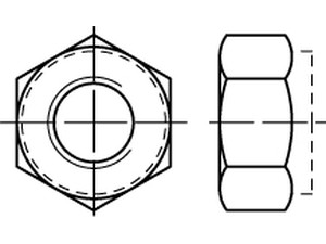 ISO 10512 Sechskantmuttern