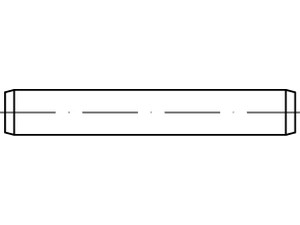 Zylinderstifte / 02338000001□□□ / ISO 2338, DIN 7, DIN EN 22338 / Stahl, rostfreier Stahl