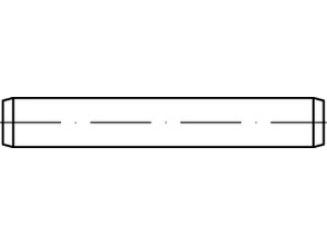 Zylinderstifte / 08734001001□□□ / ISO 8734, DIN 6325 / Stahl