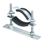 Bodenschelle-Set (schwingungsfest) / mit Mutter und Plattenstopper