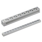 Kugelrollenleisten mit pneumatischer Betätigung / PVL-S-Serie, gerade Serie / Aluminium, Stahl