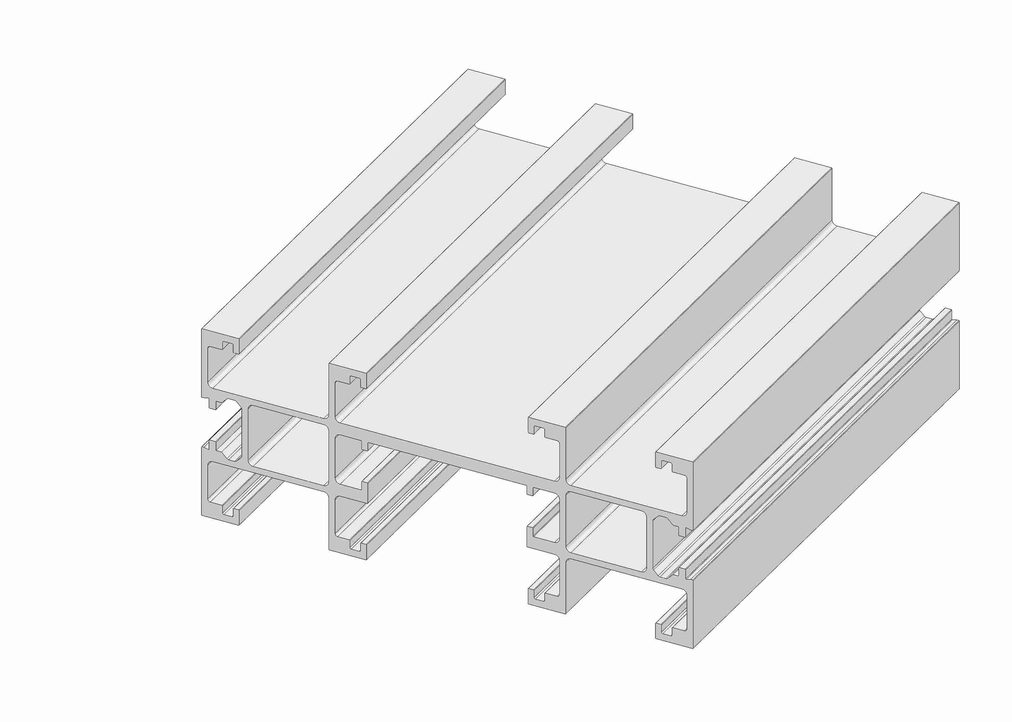 Chassisprofil 6 m 195 x 76.5-F25E - 195